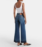 Valentino High-rise wide-leg jeans