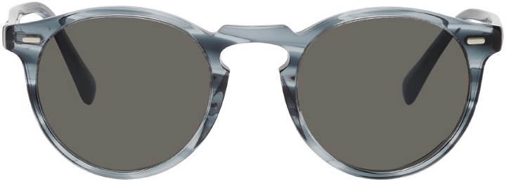 Photo: Oliver Peoples Blue Peck Estate Edition Gregory Peck Sunglasses