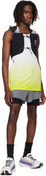 On Gray Performance Volt Running Shorts