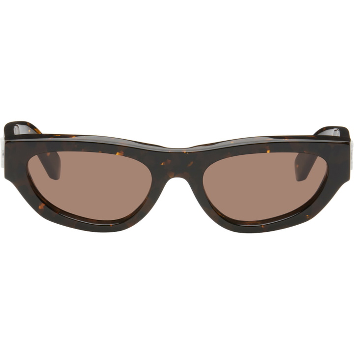 Photo: Off-White Brown Honolulu Sunglasses