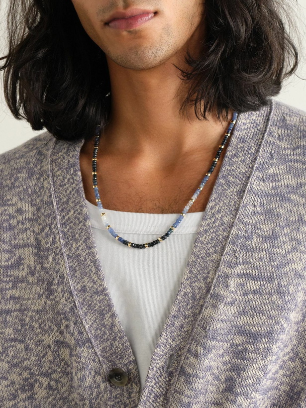 Photo: JIA JIA - Gold Sapphire Beaded Necklace