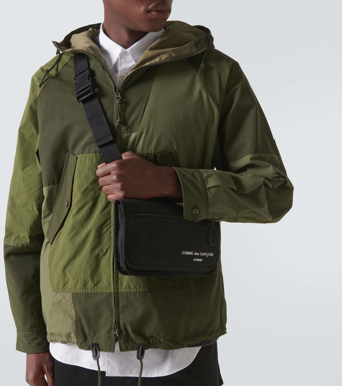 Comme des Garçons Homme x Porter Cordura checked crossbody bag