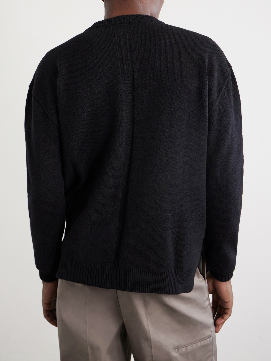 Rick Owens - Cashmere-Blend Knitted Sweater - Black