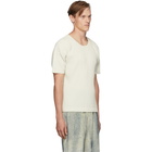 Homme Plisse Issey Miyake Off-White Basics T-Shirt