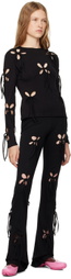 J.Kim Black Petal Leggings