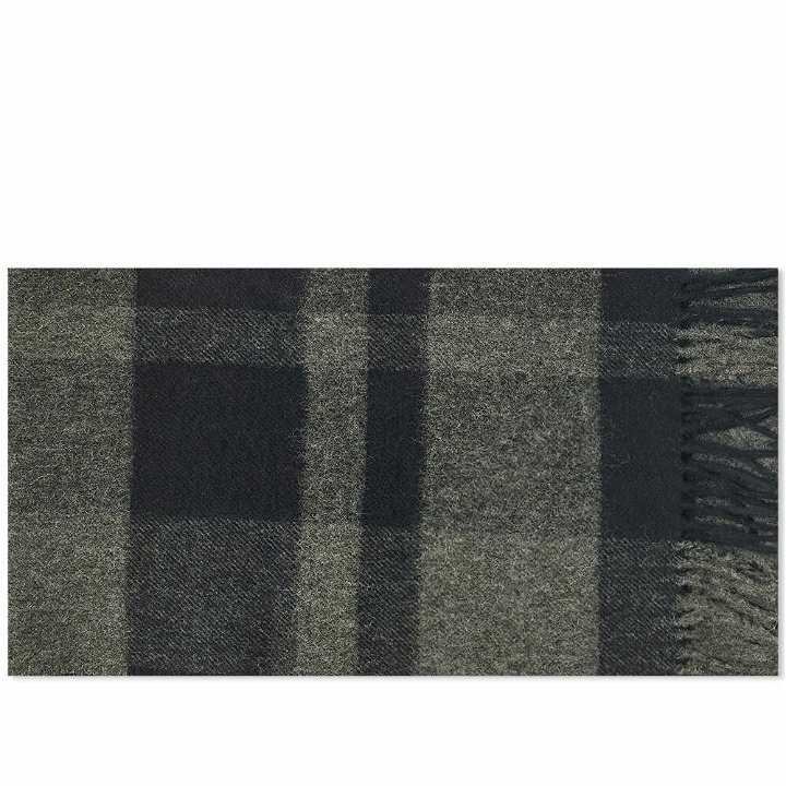 Photo: Wood Wood Men's Karlo Checked Scarf in Black
