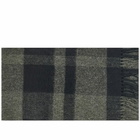 Wood Wood Men's Karlo Checked Scarf in Black