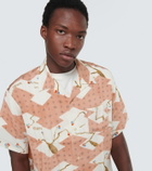 Visvim Crosby printed silk bowling shirt