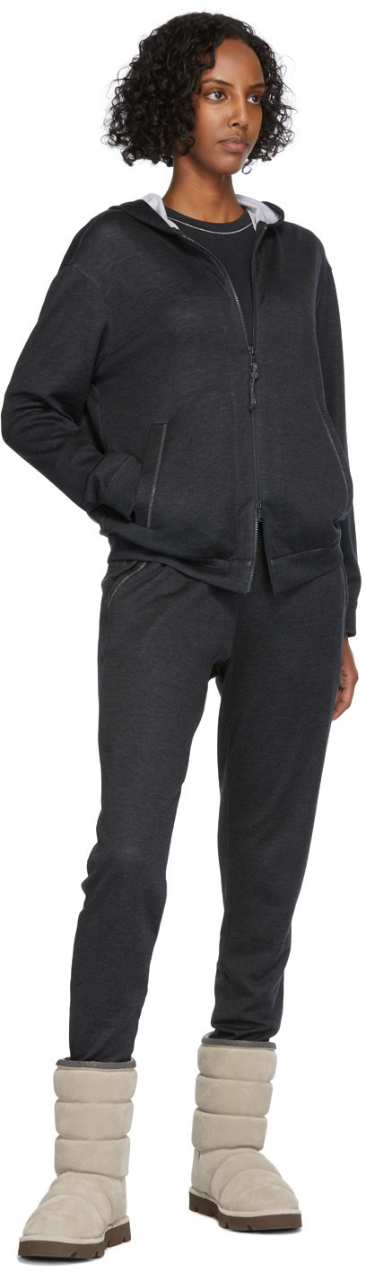 Sweat à Capuche En Velours Brunello Cucinelli - Taille M, Couleur Vert Militaire, Neuf Sans étiquettes