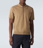 Gucci Interlocking G silk and cotton polo shirt