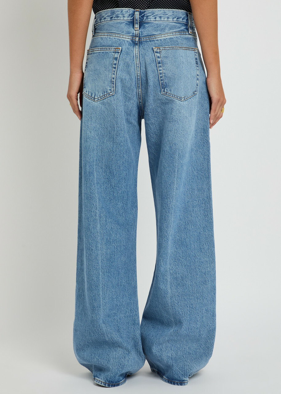Frame The Loose Wide-leg Jeans Blue Frame Denim