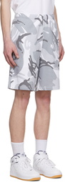 AAPE by A Bathing Ape Grey Cotton Shorts