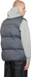 Nike Gray Sportswear Club Puffer Vest