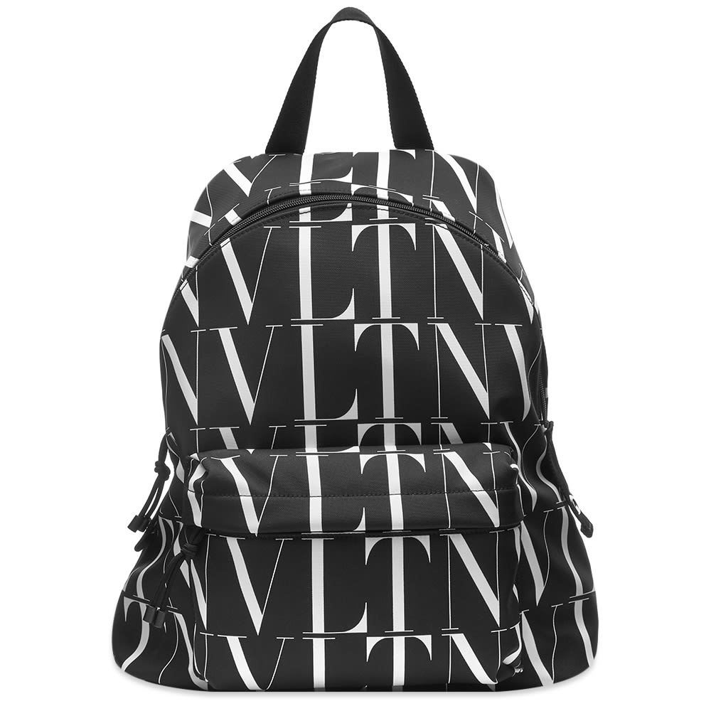 Photo: Valentino VLTN All Over Print Canvas Backpack