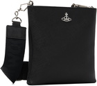 Vivienne Westwood Black Squire Messenger Bag