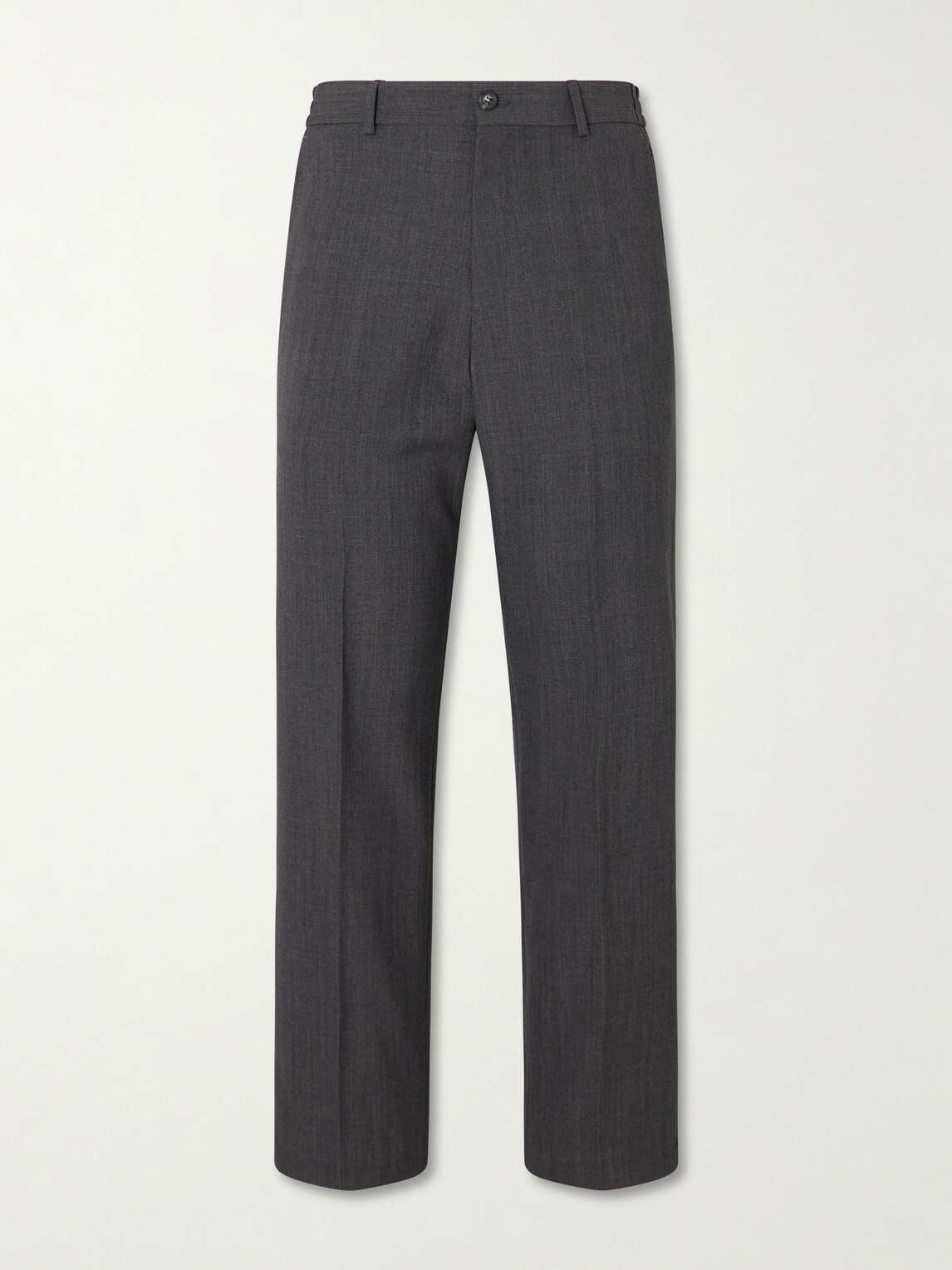 A.P.C. - Dylan Straight-Leg Wool-Blend Grain de Poudre Trousers - Gray