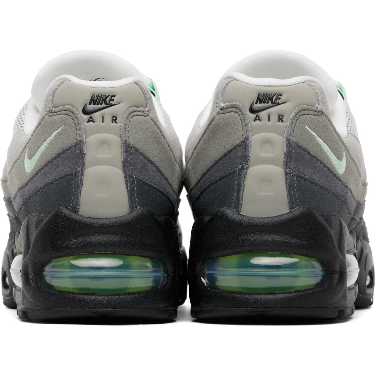 Nike Gray Air Max 95 Big Bubble Sneakers