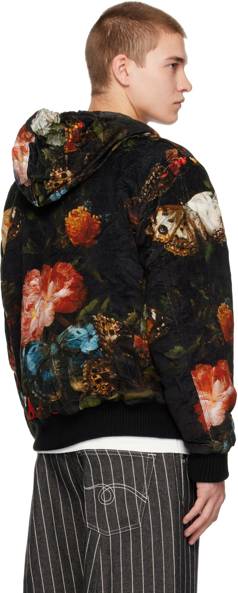 R13 Black Relaxed Workwear Jacket