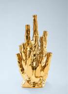 POLSPOTTEN Abstract Sculpture in Metallic Finish