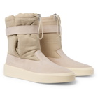 Fear of God - Suede and Canvas High-Top Sneakers - Neutrals