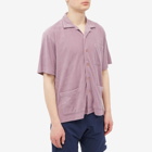 Battenwear Men's Lounge Shirt in Lavender