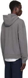 Maison Kitsuné Gray Bold Fox Head Hoodie