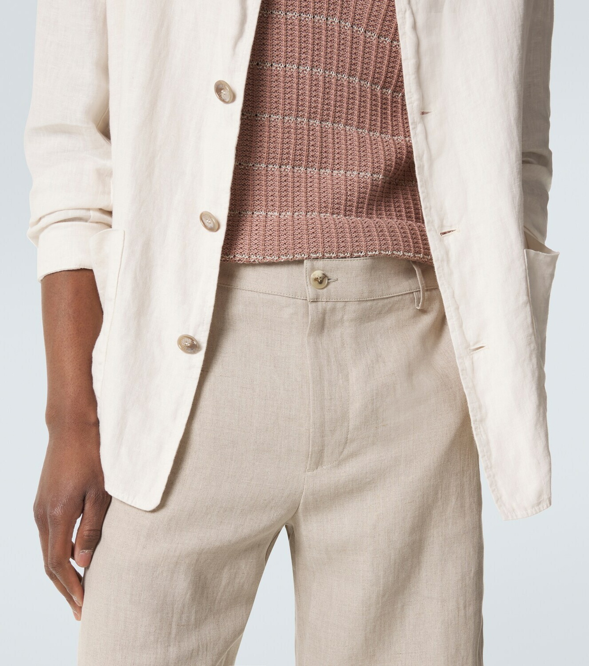 Canali Linen Bermuda shorts