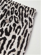 Wacko Maria - Straight-Leg Leopard-Print Woven Shorts - Neutrals