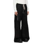 Rick Owens Black Tower Heizer Belas Cargo Pants