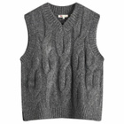 Levi's Women's Cable Knit Vest in Grey