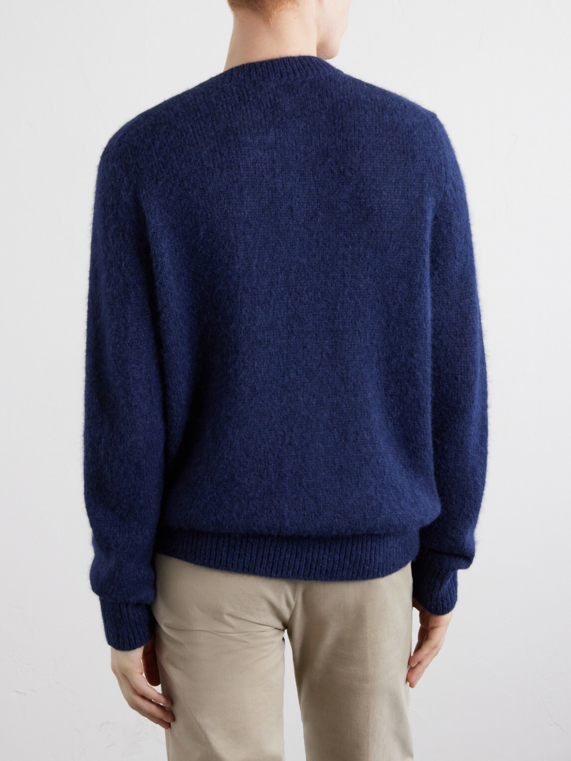 Massimo Alba - Bruce Alpaca-Blend Sweatshirt - Blue