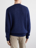 Massimo Alba - Bruce Alpaca-Blend Sweatshirt - Blue