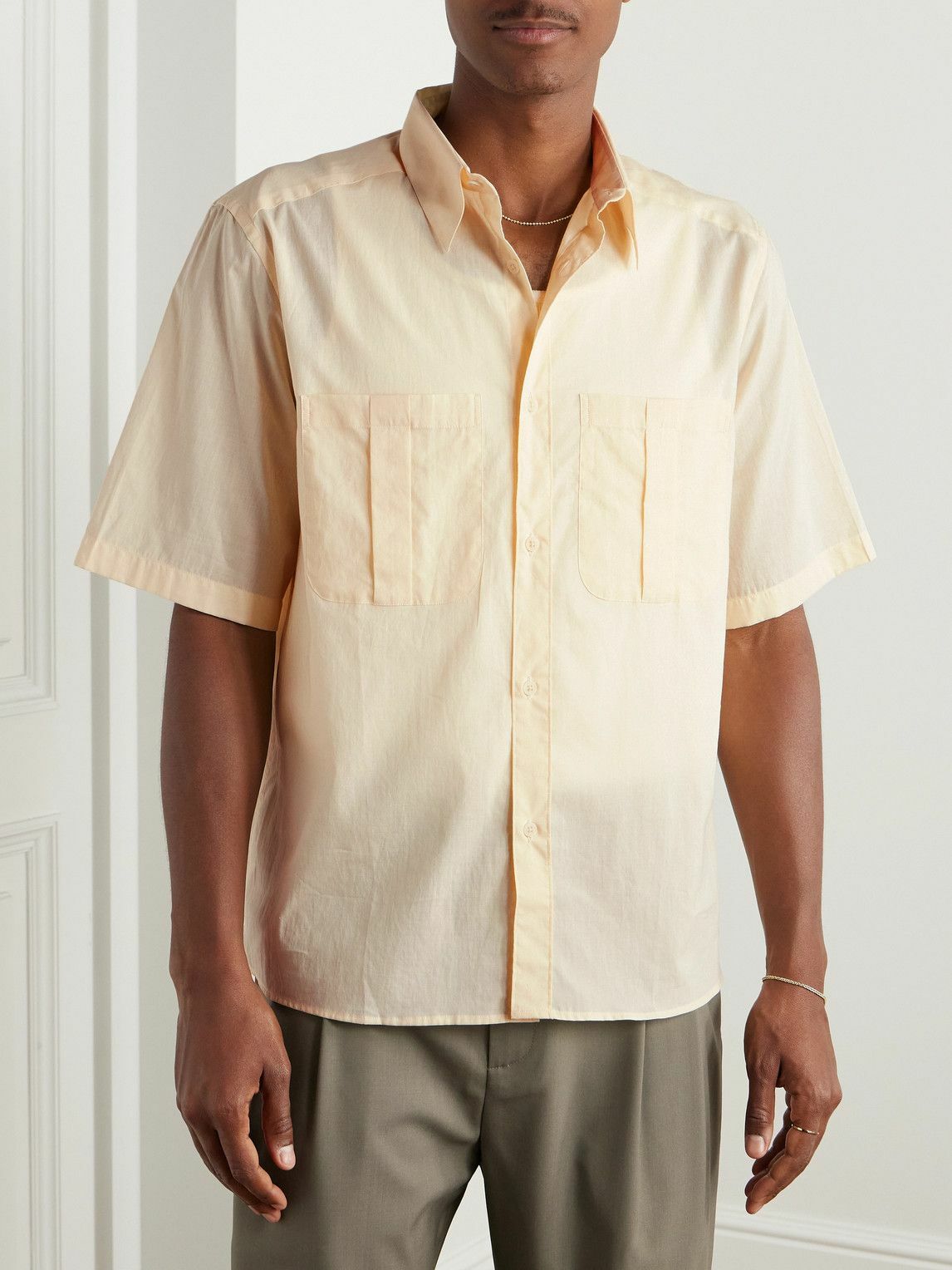 De Bonne Facture - Cotton-Voile Shirt - Neutrals