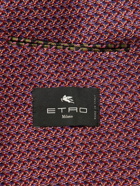 Etro - Slim-Fit Textured-Cotton Blazer - Purple