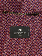 Etro - Slim-Fit Textured-Cotton Blazer - Purple