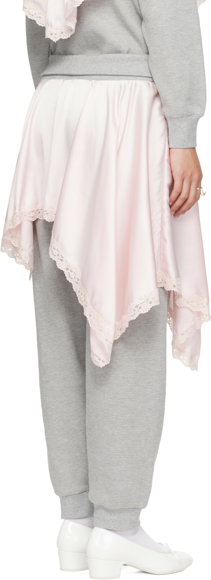 Sandy Liang Gray Rue Trousers