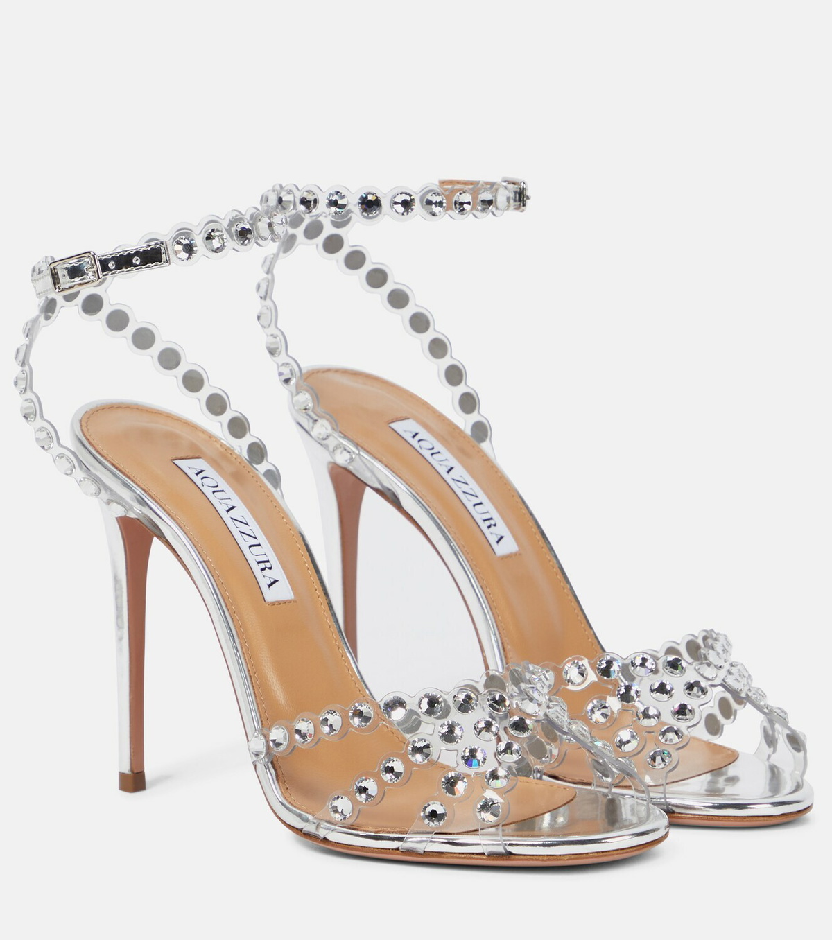 Aquazzura Tequila 105 embellished PVC sandals Aquazzura