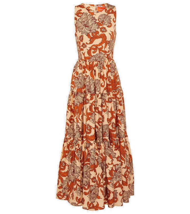 Photo: La DoubleJ Printed cotton poplin maxi dress