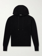 TOM FORD - Logo-Embroidered Cashmere Hoodie - Black