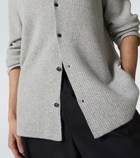 The Row Barkley wool and cashmere cardigan