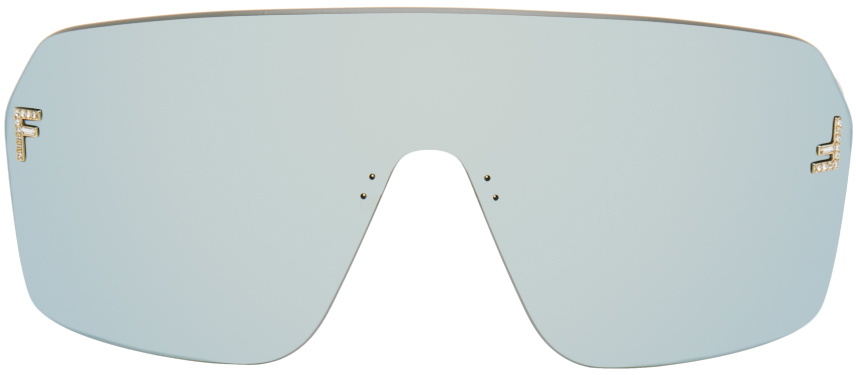 【関税込み】Fendi ゴールド Fendi First Crystal サングラス fendi-fendi-first-crystal-oval