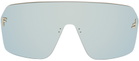Fendi Gold Fendi First Crystal Sunglasses