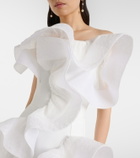 Maticevski Indulgence ruffled bustier gown