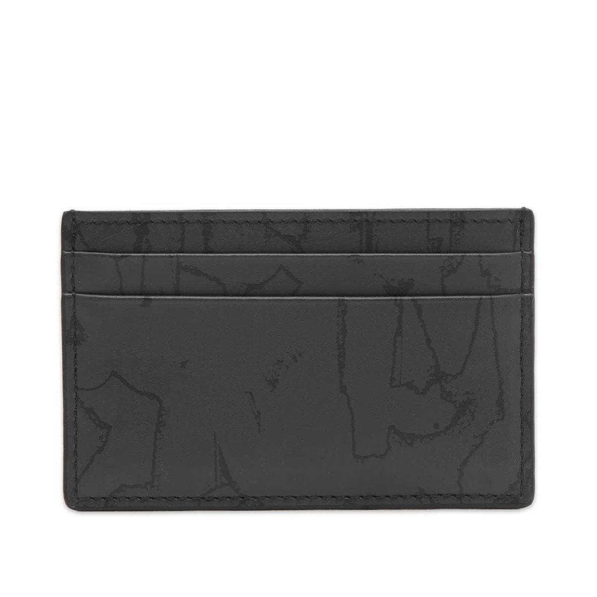 Alexander McQueen Men's Graffiti Logo Card Holder in Black Alexander ...