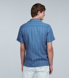 Frescobol Carioca - TENCEL® striped short-sleeved shirt
