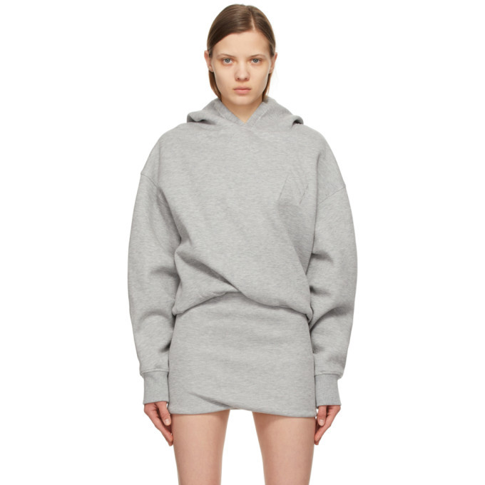 Photo: The Attico Grey Neoprene Maeve Hoodie