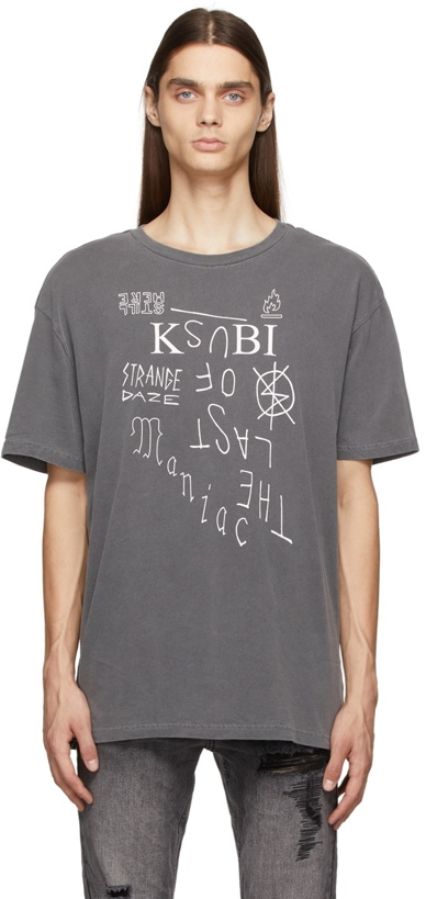 Photo: Ksubi SSENSE Exclusive Grey Last Maniac Biggie T-Shirt