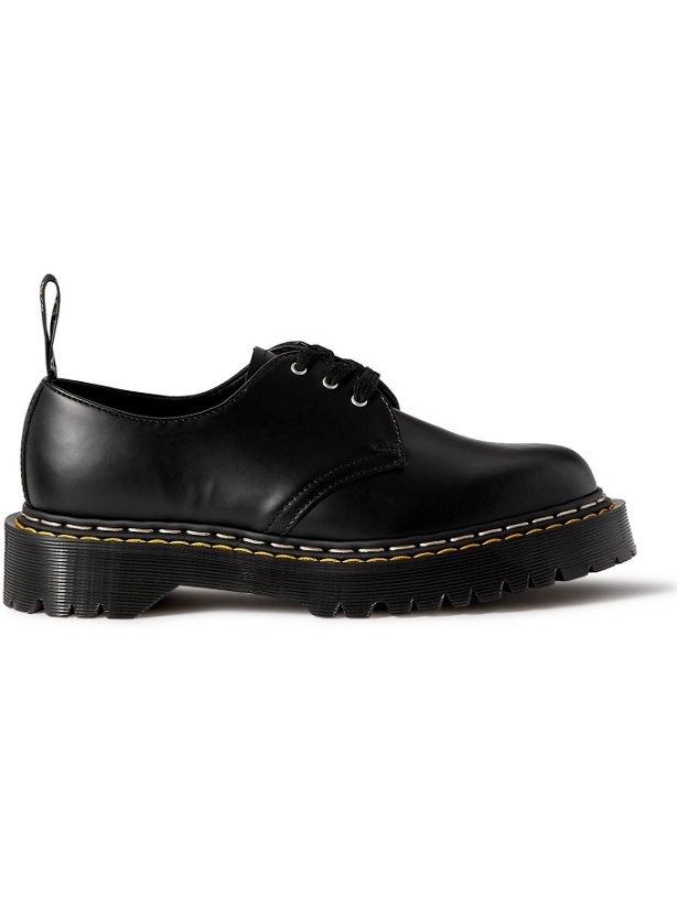 Photo: RICK OWENS - Dr. Martens Bex Leather Derby Shoes - Black