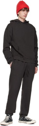 SEEKINGS Black Washed Hoodie