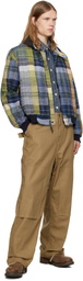 Engineered Garments Navy & Yellow LL Bomber Jacket
